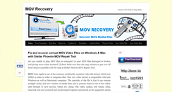 Desktop Screenshot of mov-recovery.com